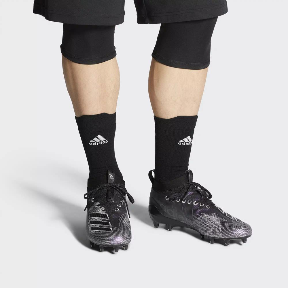 Adidas Adizero 8.0 Tacos de Futbol Negros Para Hombre (MX-23850)